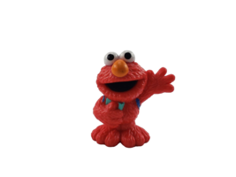 Sesame Street Workshop Elmo w Blue Backpack PVC Figure 2010 - $9.98