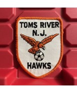 Toms River NJ New Jersey Hawks Soccer Club Iron On Patch Vintage 1970s - $12.32 CAD