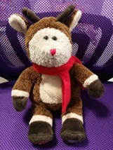 Starbucks Bearista Plush Bear Rudolph The Red Nosed Reindeer 2003 28th Ed Tags - £8.14 GBP