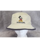 Disneyland Resort Original Bucket Hat Adult Tan Size L Mickey Mouse - $39.19