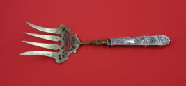 German Sterling by Various Makers Fish Serving Fork HH  .800 silver 9 3/4&quot; - €93,47 EUR