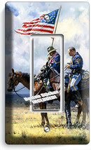 CIVIL WAR CAVALRY SERGEANTS UNION FLAG 1 GFCI LIGHT SWITCH PLATE ROOM HO... - $191.83 MXN