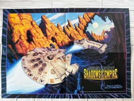 1996 Star Wars Shadows of the Empire: A Guide To The Vehicles Poster 2 s... - £11.14 GBP