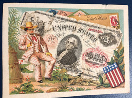 United States Dollar Victorian Trade Card VTC 6 - £10.16 GBP