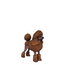 Brown Poodle Life Size Dog Statue - £319.24 GBP