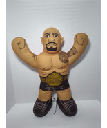 WWE Brawlin Buddies THE ROCK 16” Talking Plush Wrestling Doll 2012 Matte... - $15.83