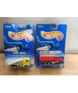 HOT WHEELS-1991 Matel-2 Lot - #187-#100-Peterbilt-Ramp Trucks-Vintage - $258.05 MXN