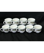 Johnson Bros England Victorian Christmas Cups  Lot of 9 Xmas - $36.28 CAD