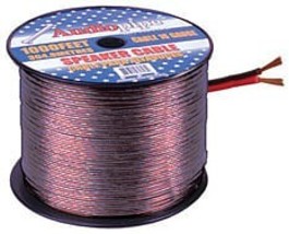 Audiopipe Speaker Wire 10-Gauge 100 Foot Spool - Black/Red - $157.38 CAD