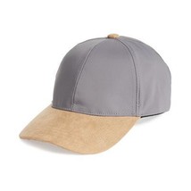 Alfani Mens Colorblock Baseball Hat Grey/Beige-OS - £11.18 GBP