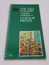 Vtg The Tate Gallery Complete Catalogue of Colour Prints Spiral Bound Book 1976  - £7.78 GBP