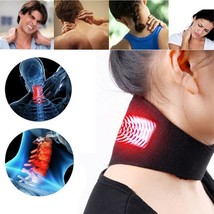 Tourmaline Magnetic Therapy Neck Pain Massager Cervical Vertebra Protection - £13.54 GBP