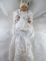 VTG Heidi Ott Baby Swiss crafted Girl Doll 13” Tall Vinyl and cloth - £25.89 GBP