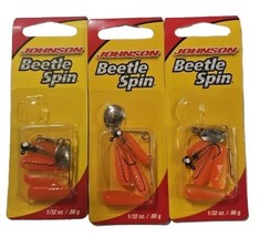 Berkley Beetle Spin 1/32, Black/Chartreuse/Orange, BSVP1/32-BCO Lot of 3... - £12.40 GBP