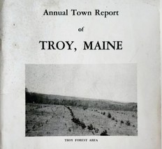 Troy Maine Annual Town Report Booklet 1944 New England Waldo County Hist... - £23.62 GBP