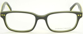 New Prodesign Denmark 4714 6011 Matte Black /YELLOW Eyeglasses Frame 50-17-135mm - $94.03