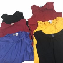Vintage Top Lot 6 pc Stretchy 90s 00s YTK Sleeveless L Casual Limited Pro spirit - £17.33 GBP