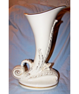 Vintage Heavy St. Regis American Porcelain Cornucopia Gold-Trimmed Large... - $35.00