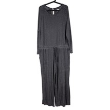 Lou Grey Loft Jumpsuit XL Womens Gray Long Sleeve Pockets Casual Drawstring Cozy - £22.01 GBP