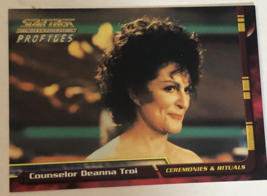 Star Trek TNG Profiles Trading Card #61 Deanna Troi Marina Sirtis - $1.97