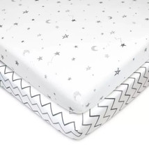 TL Care 2pk Fitted Mini Crib Sheets (Portable / Mini Crib / Changing Pad) NEW!!! - £10.29 GBP