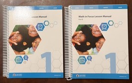 Calvert Math In Focus Lesson Manual Part A + B 1st Grade Home School Education - £23.29 GBP