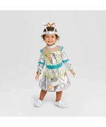 NEW Robot Dress Halloween Costume sz 6-12 months w/ headband, silver hoo... - $183.51 MXN
