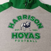 Badger Sport Harrison Hoyas Football Men's Gray & Green Pullover Sweatshirt XL image 6