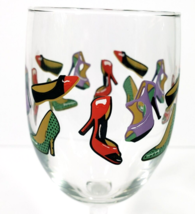Fashionista Diva High Heel Shoes Wine Glass 8 oz Novelty 10.25&quot; Tall - €11,82 EUR