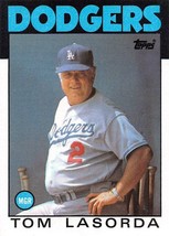 1986 Topps #291 Tommy Lasorda Los Angeles Dodgers ⚾ - £0.70 GBP