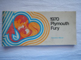 1970 70 Plymouth Fury Operator&#39;s manual  - $14.84