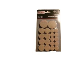 Tool Bench Hardware Pack Of 60 Various Size Sizes Felt Pads - $4.35