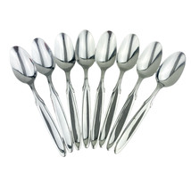 8 x Oneida Berkshire Teaspoons Spoons Stainless 18/10 Glossy 6” Spoon Fl... - $60.86 CAD