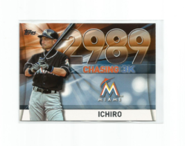 Ichiro (Miami Marlins) 2016 Topps Ch ASIN G 3K Insert Card #3000-59 - £3.97 GBP