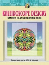 Creative Haven Kaleidoscope Designs Stained Glass Coloring Book (Creative Haven  - £7.73 GBP