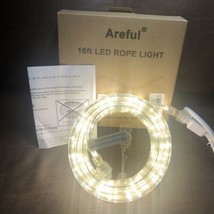 LED Rope Lights Outdoor, 108 LEDs 16Ft Connectable and Flexible Strip Lights ... - £11.66 GBP