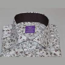Men Shirt J.Valintin Turkey Usa Egyption Cotton Axxess Style 3325-1 Brown image 12