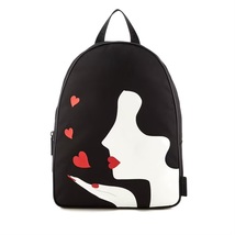 Lulu Guinness Women’s Kissing Cameo Backpack - Black - Like New - £157.28 GBP