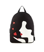 Lulu Guinness Women’s Kissing Cameo Backpack - Black - Like New - $199.99