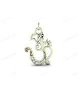 Om Design Handmade 925 Sterling Silver Unique Pendant Necklace Jewelry - $68.60 CAD