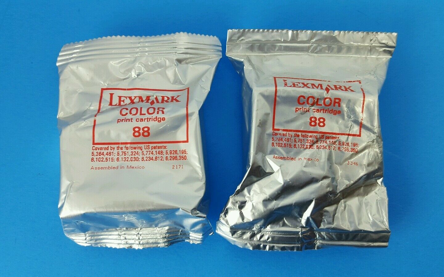 Lot of 2 Lexmark 88 Color Ink Cartridges GENUINE NEW! - $11.36