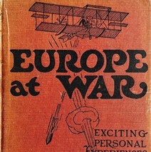 1914 Europe At War BOOK COVER Craft Supply WW1 Biplane Military DWR1 - €17,15 EUR