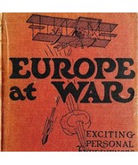 1914 Europe At War BOOK COVER Craft Supply WW1 Biplane Military DWR1 - €17,08 EUR