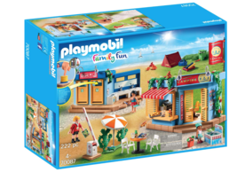 PLAYMOBIL 70087 Large Campsite Camping Tent Campground Store 222pc - £48.06 GBP