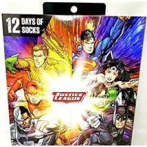 Boys Socks Justice League 12 Days Of Socks 2018 Dc Set Shoe Size Medium - £13.42 GBP