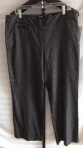 NWT Apt 9 Paris Black Chevron Design Polyester Modern Fit Trouser Pants Size 14 - £19.04 GBP