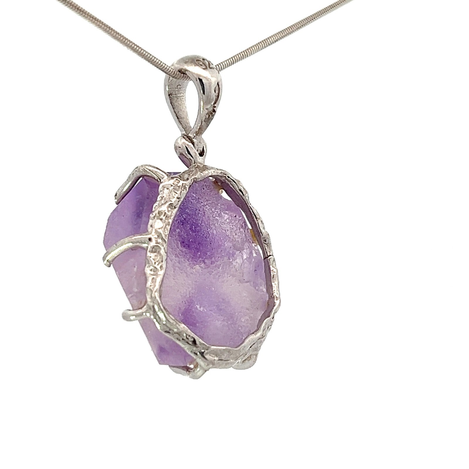 Starborn Amethyst Crystal Pendant Necklace (22") Purple Item image 4