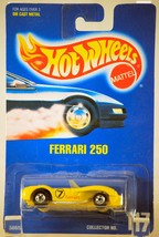 1991 - Mattel - Vintage Hot Wheels - Ferrari 250 - Yellow - Racing Graphics - 1: - £13.83 GBP