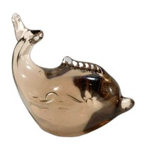 Dolphin Paperweight Glass Tail 3 inches - $14.43