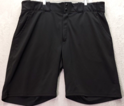 Smitty Bermuda Shorts Men Size 44 Black Stretch Polyester Flat Front But... - £15.87 GBP